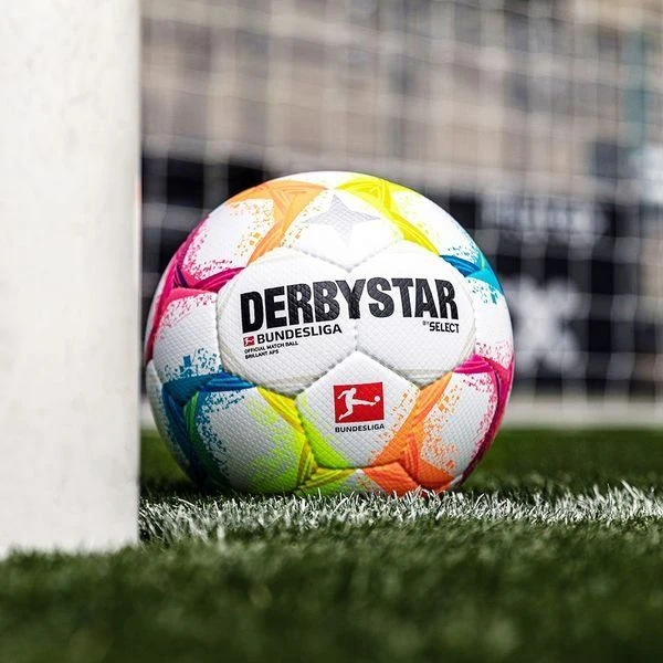 SELECT Derbystar Fußball Brillant APS Bundesliga 2022/23 - Weiß/Multicolor 4 SELECT Derbystar Fußball Brillant APS Bundesliga 2022/23 - Weiß/Multicolor – Bild 2