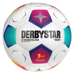 SELECT Derbystar Fußball Brillant Replica V23 Bundesliga 2023/24 - Weiß/Multicolor