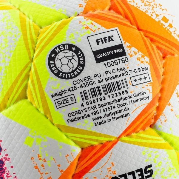 SELECT Derbystar Fußball Brillant APS Bundesliga 2022/23 - Weiß/Multicolor 7 SELECT Derbystar Fußball Brillant APS Bundesliga 2022/23 - Weiß/Multicolor – Bild 5