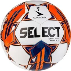 Select Fußball Brillant Replica V23 3F Superliga - Weiß/Orange/Blau