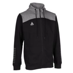 Select Hoodie Oxford - Schwarz/Grau