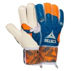 Select Torwarthandschuhe 34 Protection - Orange/Blau/Weiß