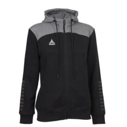 Select Hoodie Oxford - Schwarz/Grau Damen